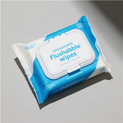 Toallitas descargables sin perfume