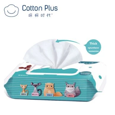 Toallitas húmedas para mascotas para el cuidado de la piel