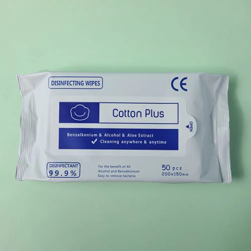 toallitas limpiadoras con alcohol